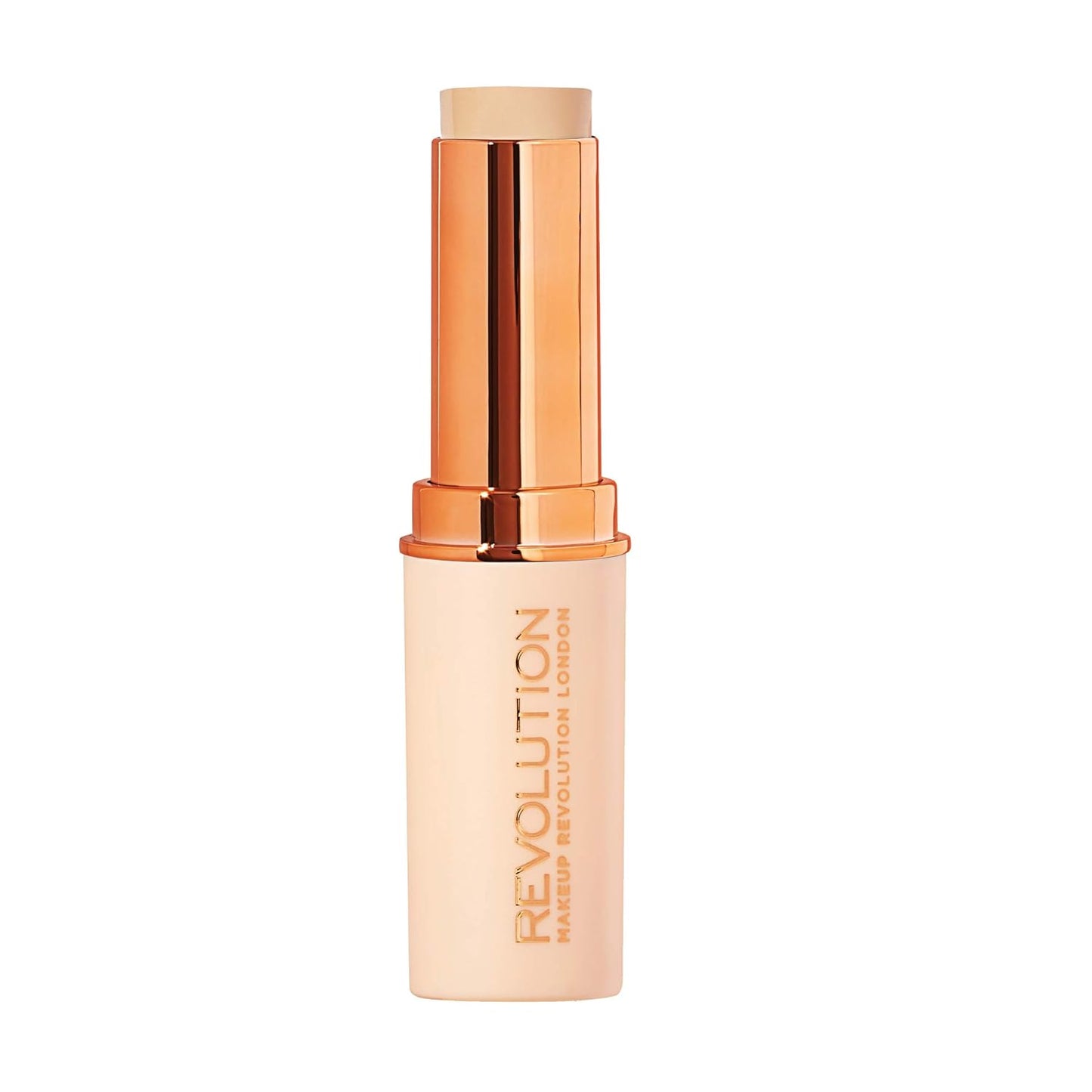 Makeup Revolution Fast Base Stick Foundation, Easy Application, Long Lasting Coverage, F3