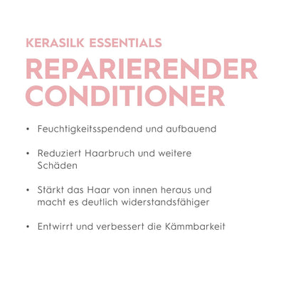 Kerasilk Essential, Reparierender Conditioner für gestresstes und strapaziertes Haar, 750ml