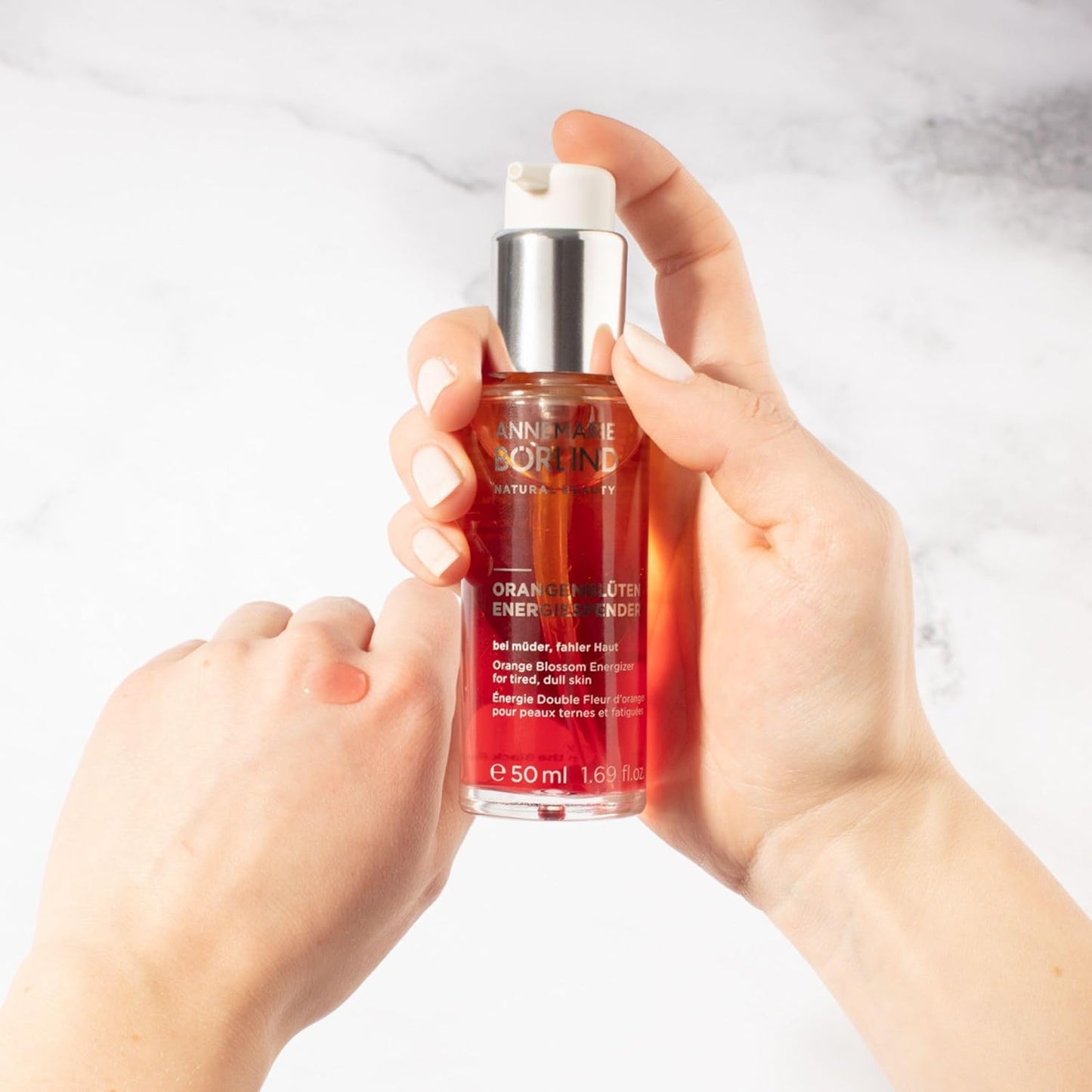 ANNEMARIE BÖRLIND ORANGENBLÜTEN ENERGIESPENDER (50ml) - Bei Müder Und Fahler Haut - 2-Phasen-Pflege Für Vitalität Und Spannkraft - Für eine belebte, Energetisierte Haut