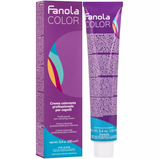 Fanola crema colore Colouring Cream 5.11 Hellbraun Intensiv Asch, 100 ml