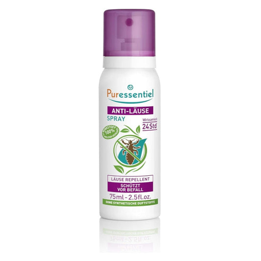 Puressentiel - Anti-Läuse - Kopfläuse Abwehrspray - Kopfläuse & Nissen - Hält Läuse fern und verhindert den Befall - Wirkstoff 100% natürlichen Ursprungs - 75 ml